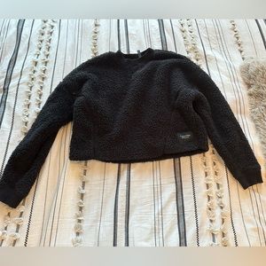 Calvin Klein Performance XS Black Fuzzy Sweater